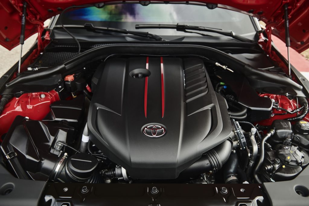 Toyota Supra 2020 двигатель